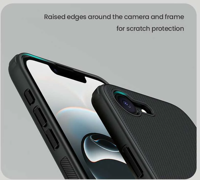 Nillkin Super Frosted PRO Back Apple iPhone 16e dėklas telefonui juodos spalvos