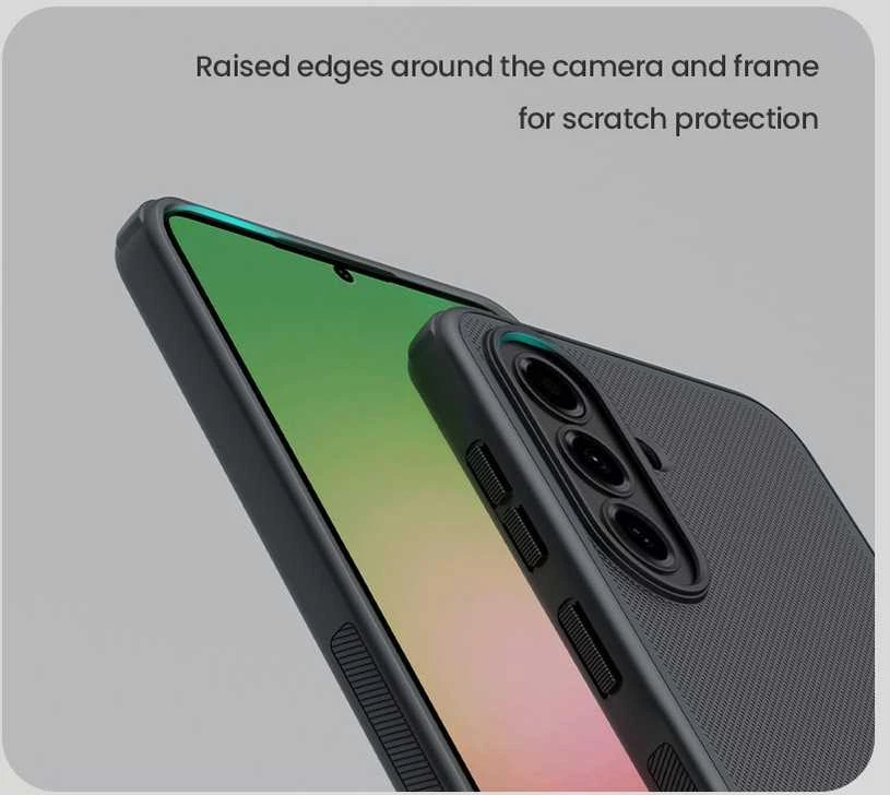 Nillkin Super Frosted PRO Magnetic Back dėklas skirtas Samsung Galaxy A57 juodos spalvos