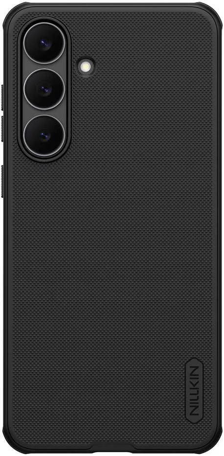 Nillkin Super Frosted PRO Magnetic Back dėklas skirtas Samsung Galaxy S25 FE juodos spalvos