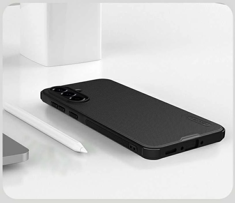 Nillkin Super Frosted PRO Magnetic Back Samsung Galaxy A56 5G dėklas telefonui juodos spalvos