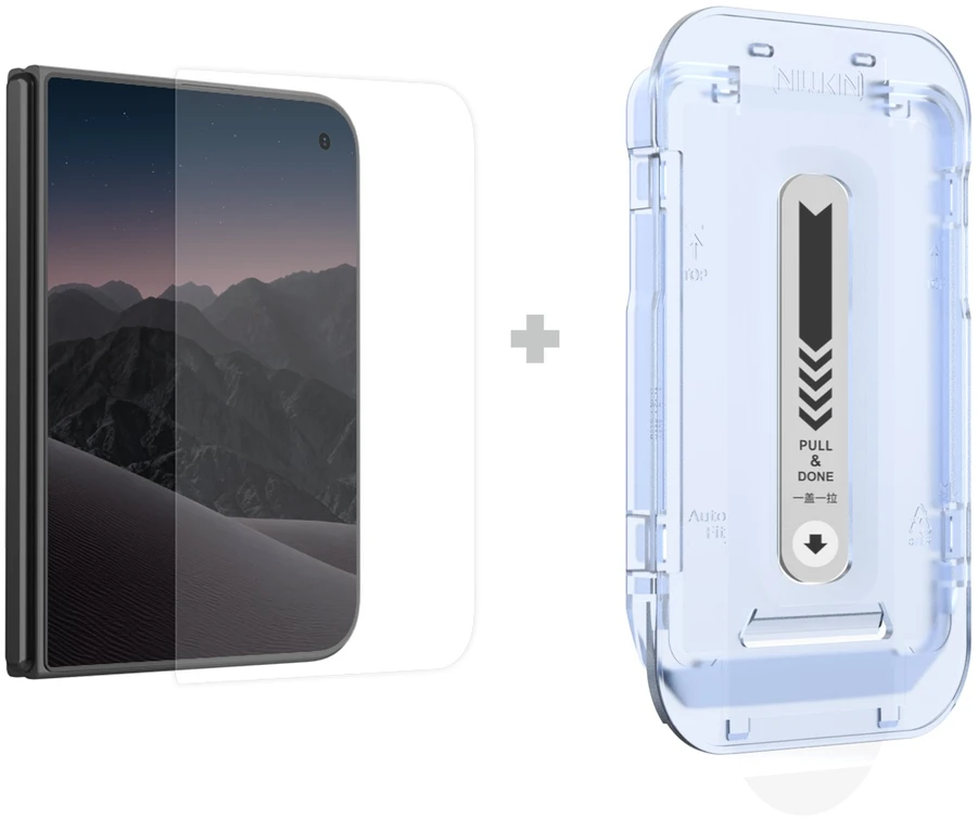 Nillkin grūdintas stiklas 0.2mm H+ PRO 2.5D Apple iPhone Duo (su aplikatoriumi) (išorinis)