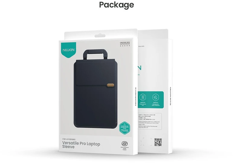 Nillkin Versatile Pro nešiojamojo kompiuterio dėklas 16.2" juodas