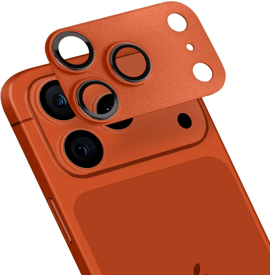 OBAL:ME Kameros objektyvo apsauga, skirta iPhone 17 Pro, Cosmic oranžinės spalvos