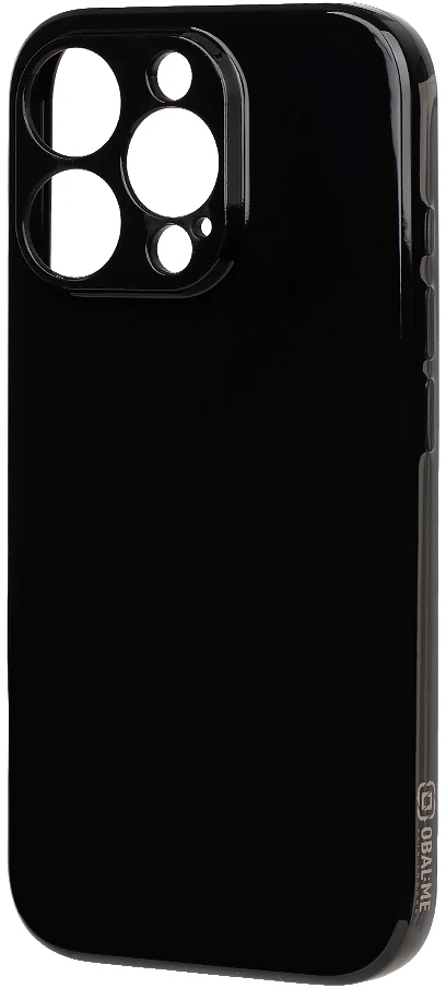 Dėklas OBAL:ME Glossy phone case for iPhone 16 Pro juodas