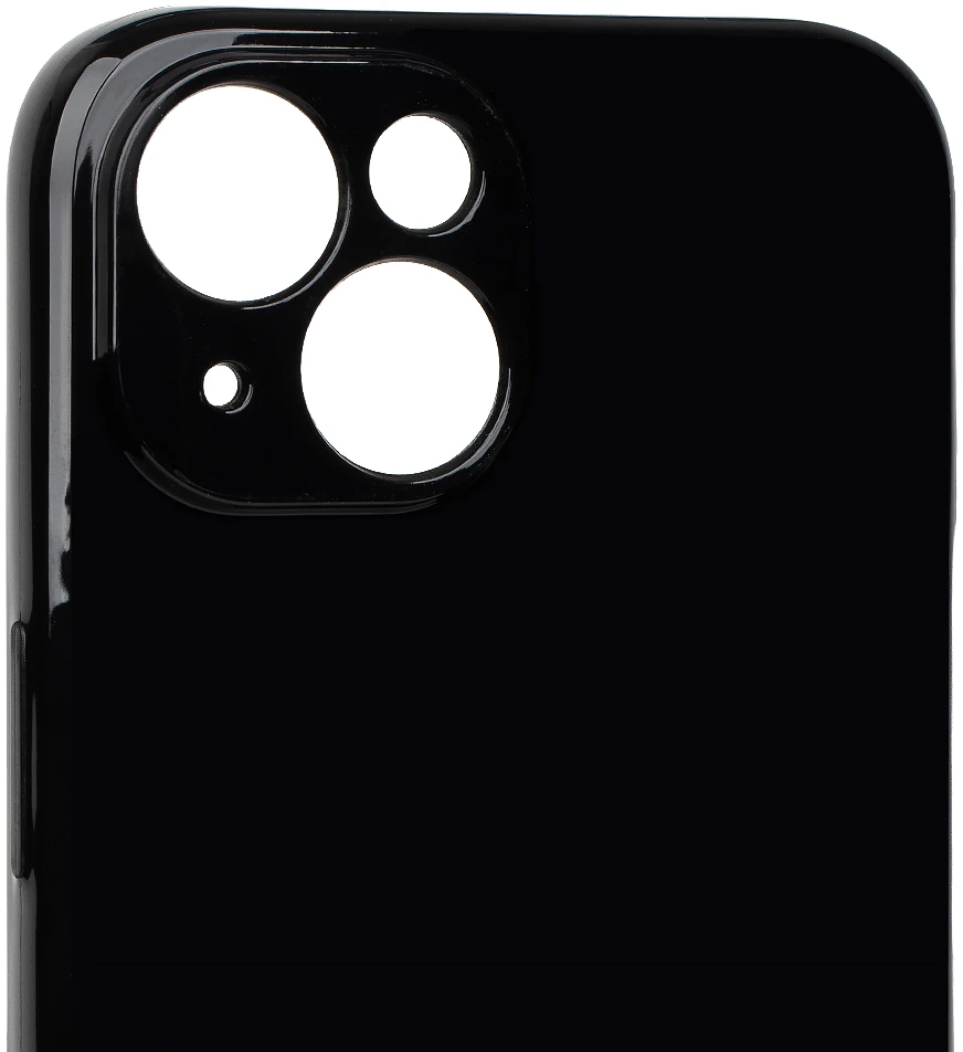 OBAL:ME Blizgus telefonų dėklas iPhone 15, juodas