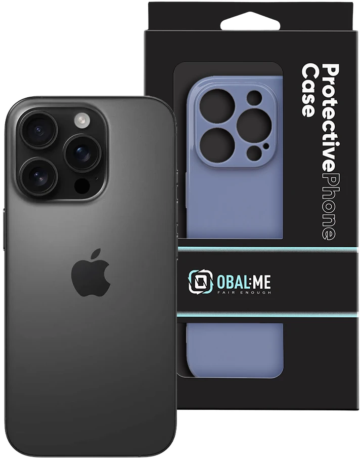 Dėklas OBAL:ME Glossy phone case for iPhone 16 Pro mėlynas