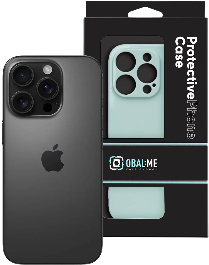 Dėklas OBAL:ME Glossy phone case for iPhone 16 Pro žalias