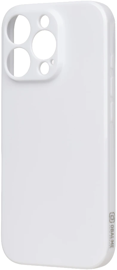 Dėklas OBAL:ME Glossy phone case for iPhone 16 Pro baltas