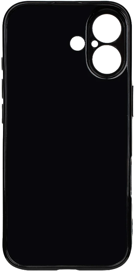 OBAL:ME blizgus telefono dėklas iPhone 17, juodas