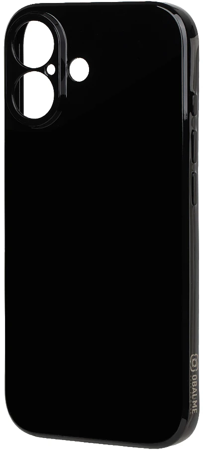 OBAL:ME blizgus telefono dėklas iPhone 17, juodas