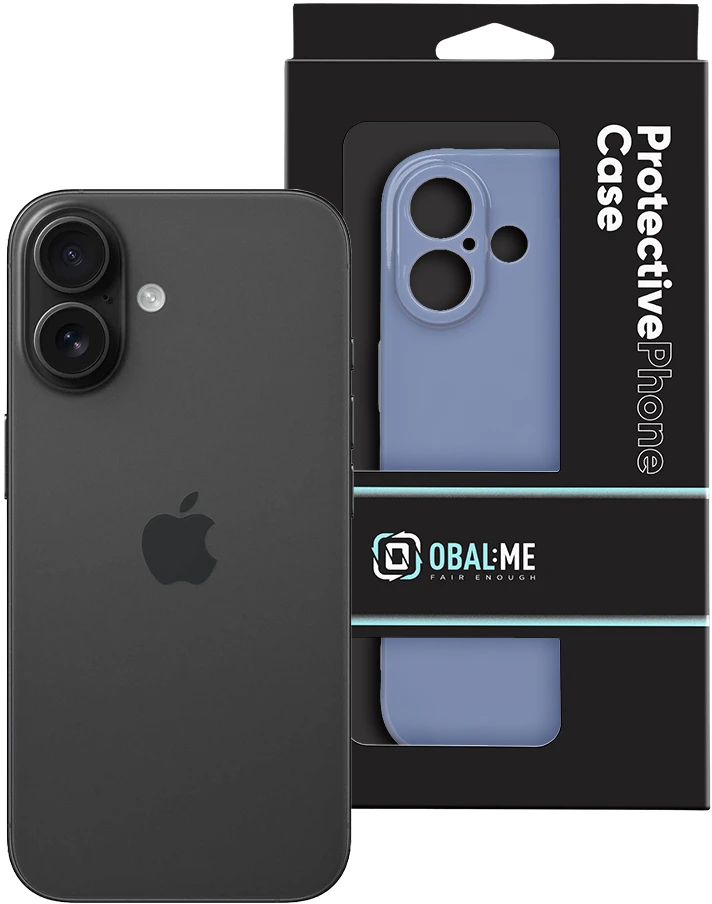 OBAL:ME Blizgus telefonų dėklas iPhone 16 violetinė