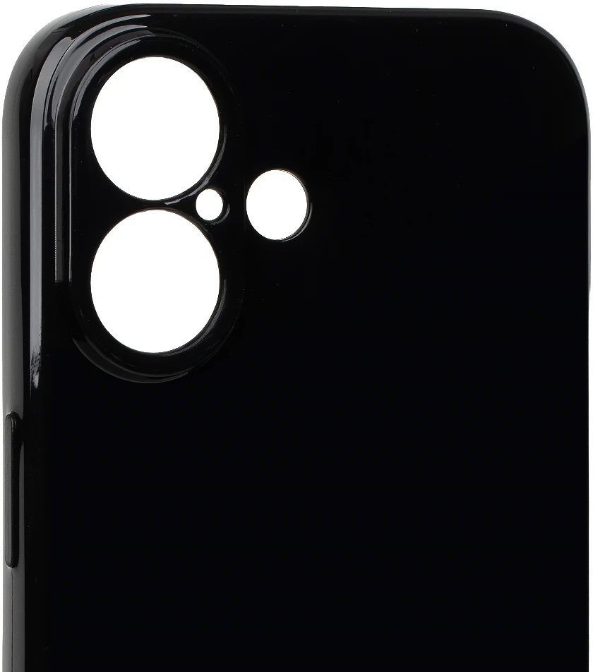 OBAL:ME blizgus telefono dėklas iPhone 17, juodas