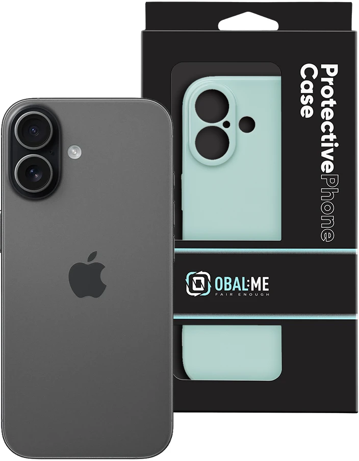 OBAL:ME blizgus telefonų dėklas iPhone 17, žalias