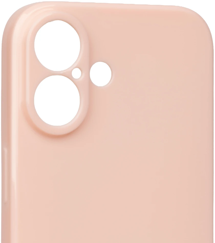 OBAL:ME blizgus telefono dėklas iPhone 17, rožinis
