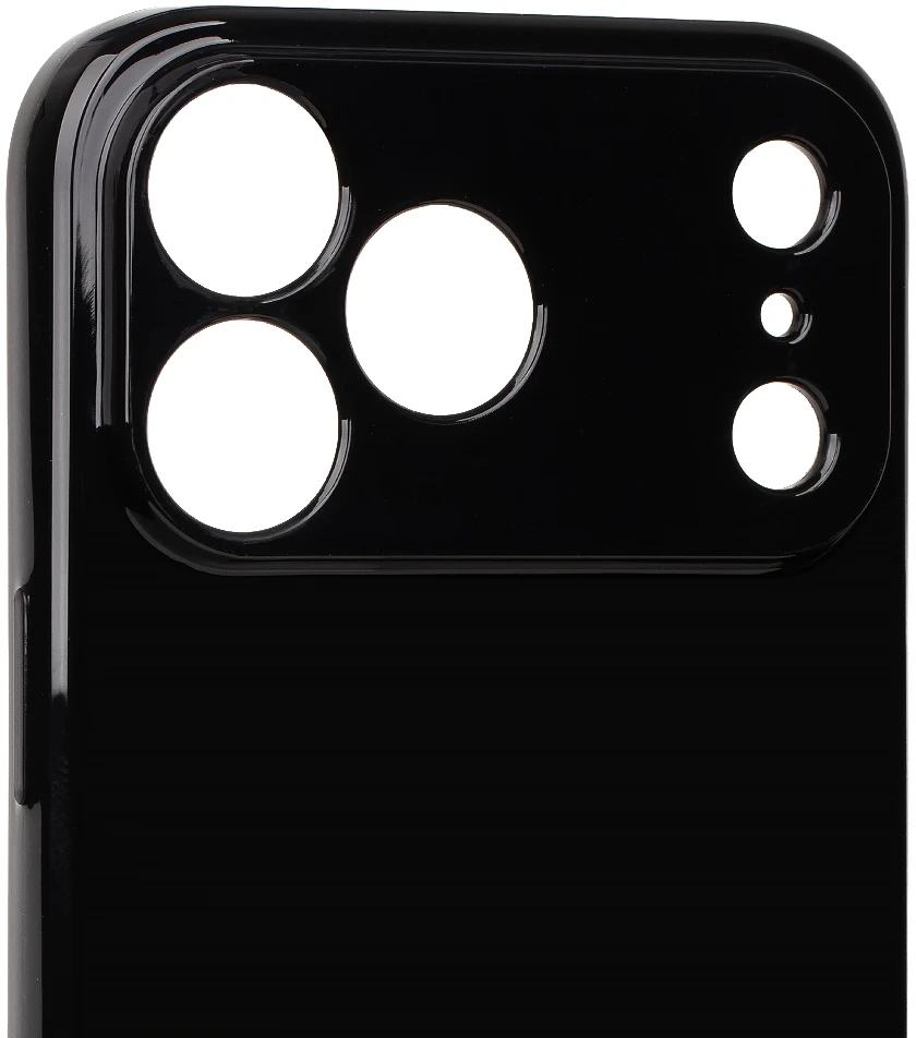 Dėklas OBAL:ME Glossy phone case for iPhone 17 Pro Max juodas