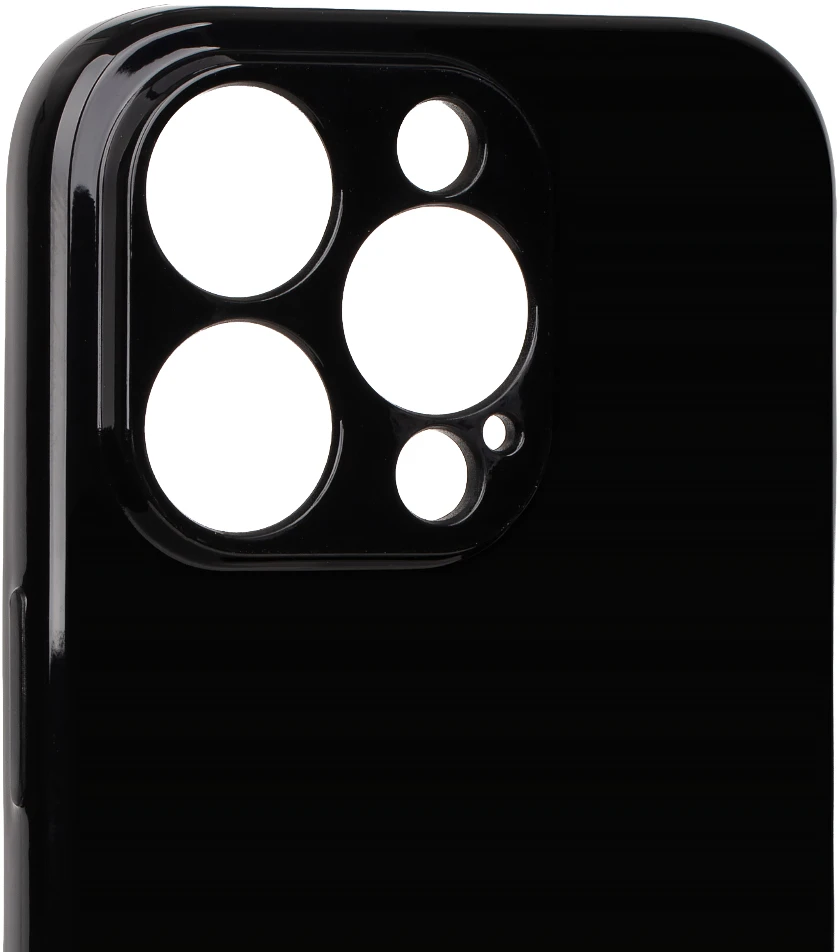 Dėklas OBAL:ME Glossy phone case for iPhone 16 Pro juodas
