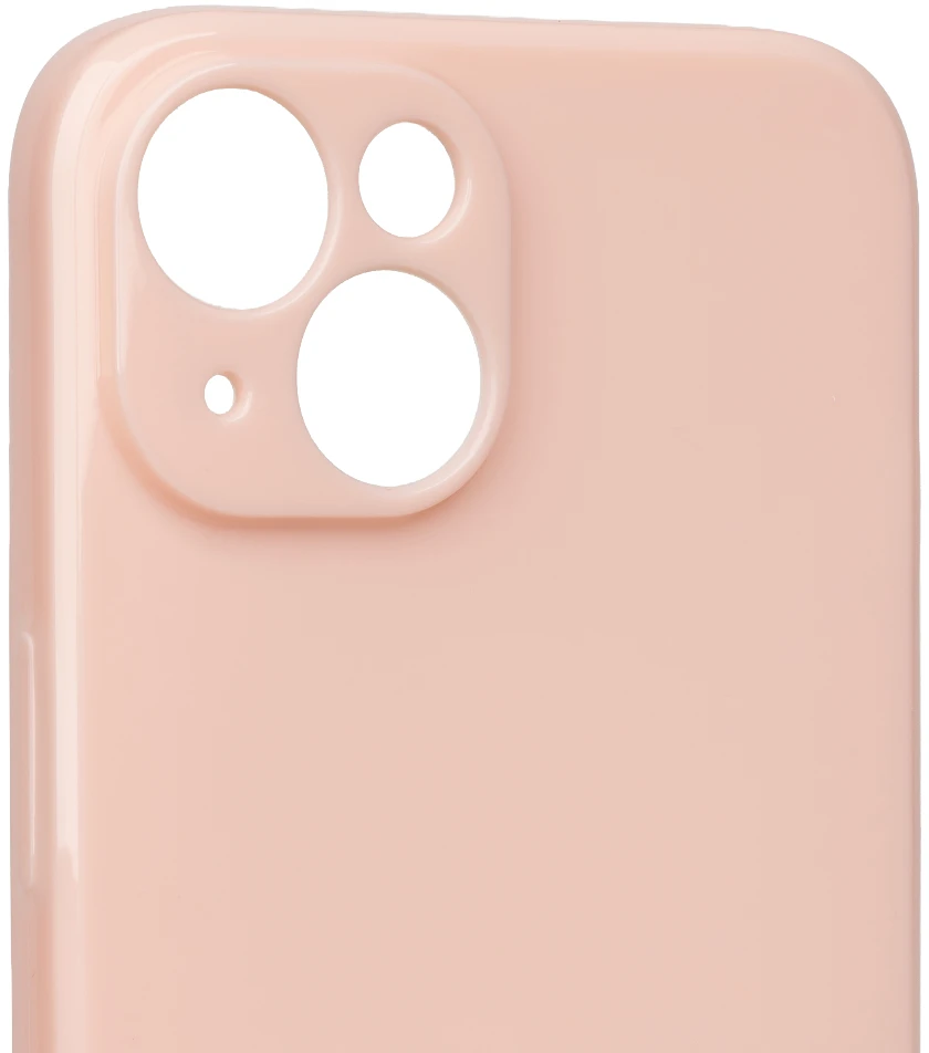OBAL:ME Blizgus telefono dėklas iPhone 15, rožinis
