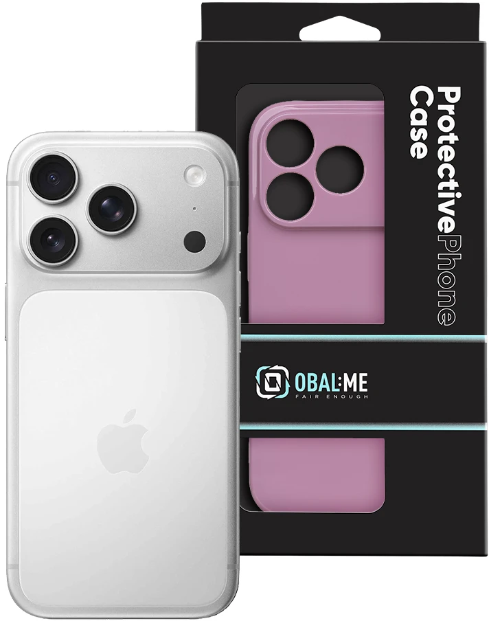 Dėklas OBAL:ME Glossy phone case for iPhone 17 Pro violetinė