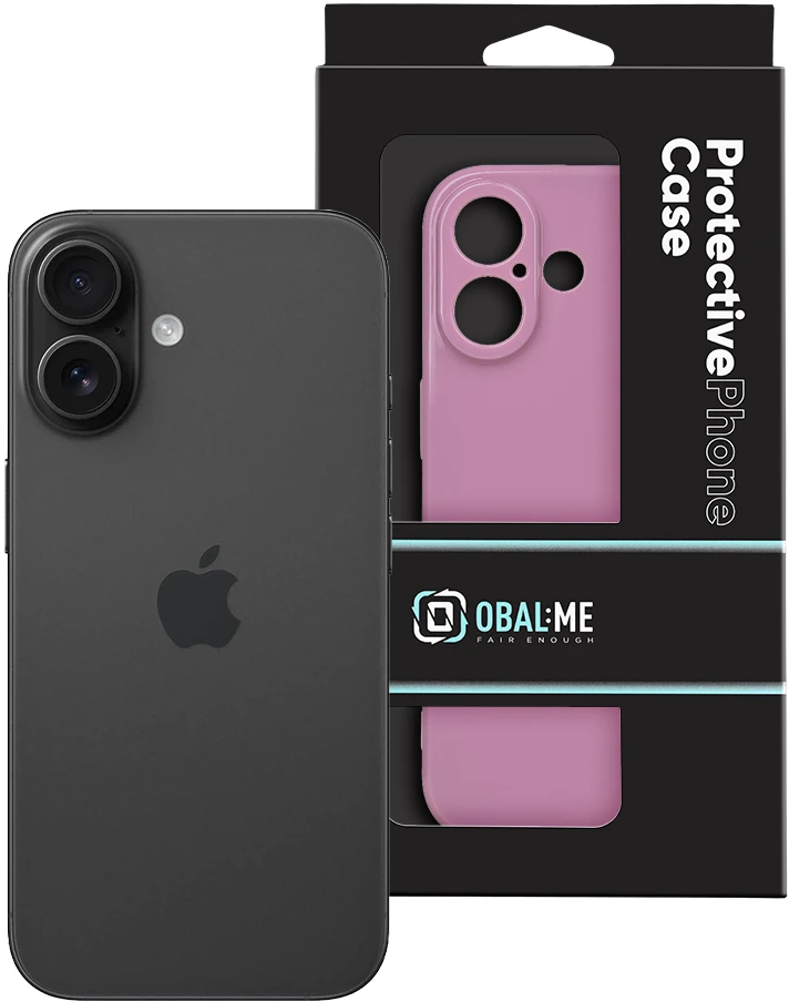 OBAL:ME Blizgus telefonų dėklas iPhone 16 violetinė