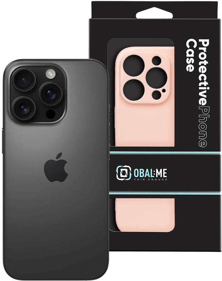 Dėklas OBAL:ME Glossy phone case for iPhone 16 Pro pink