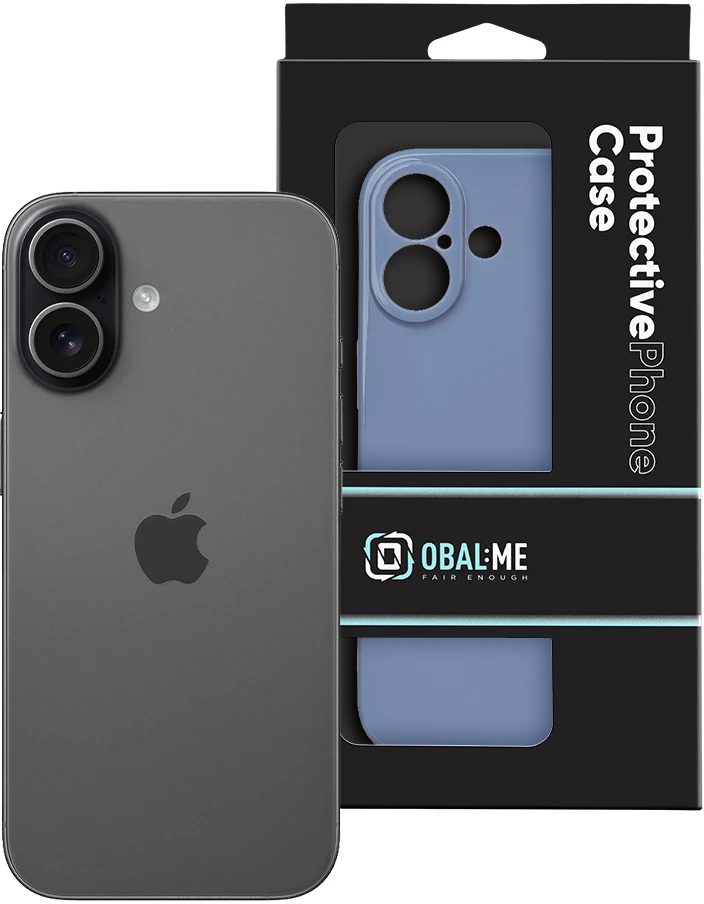 OBAL:ME Blizgus telefonų dėklas iPhone 17 violetinė