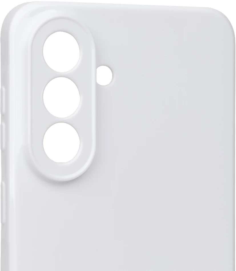 OBAL:ME blizgus dėklas Samsung Galaxy A37 5G baltas