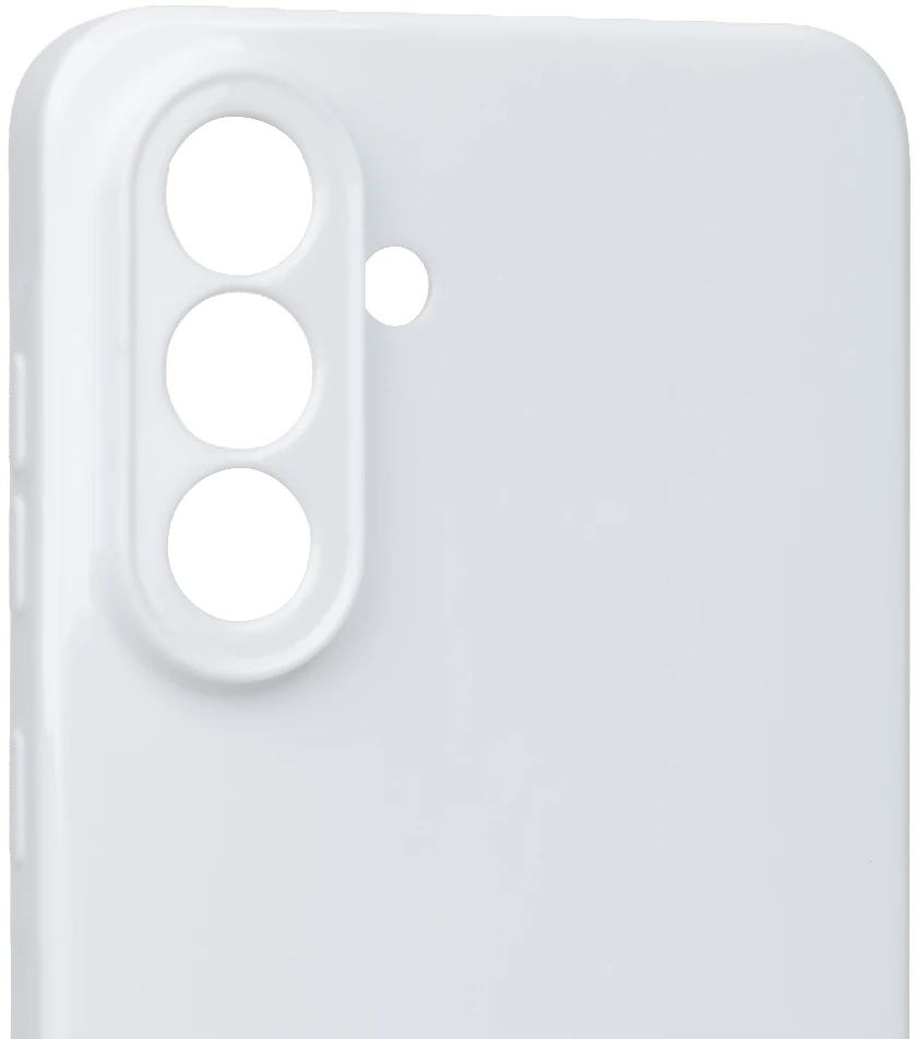 OBAL:ME blizgus dėklas Samsung Galaxy A56 5G baltas