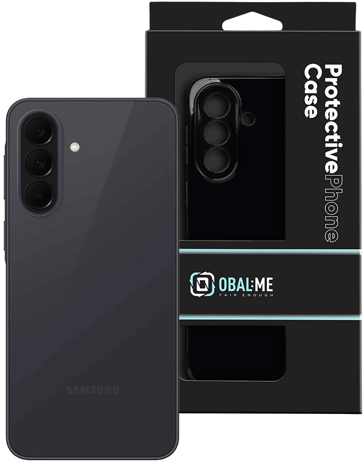 Dėklas OBAL:ME Glossy phone case for Samsung Galaxy A37 (A376) juodas
