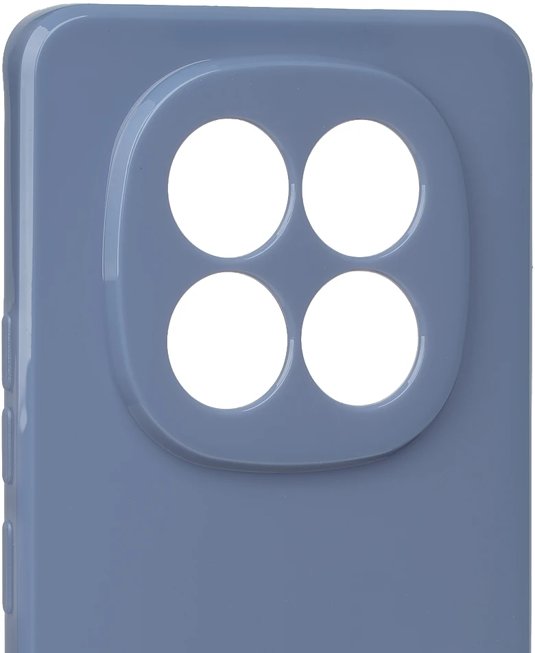 OBAL:ME blizgus dėklas, skirtas Xiaomi Redmi Note 15 4G/5G, žydros spalvos