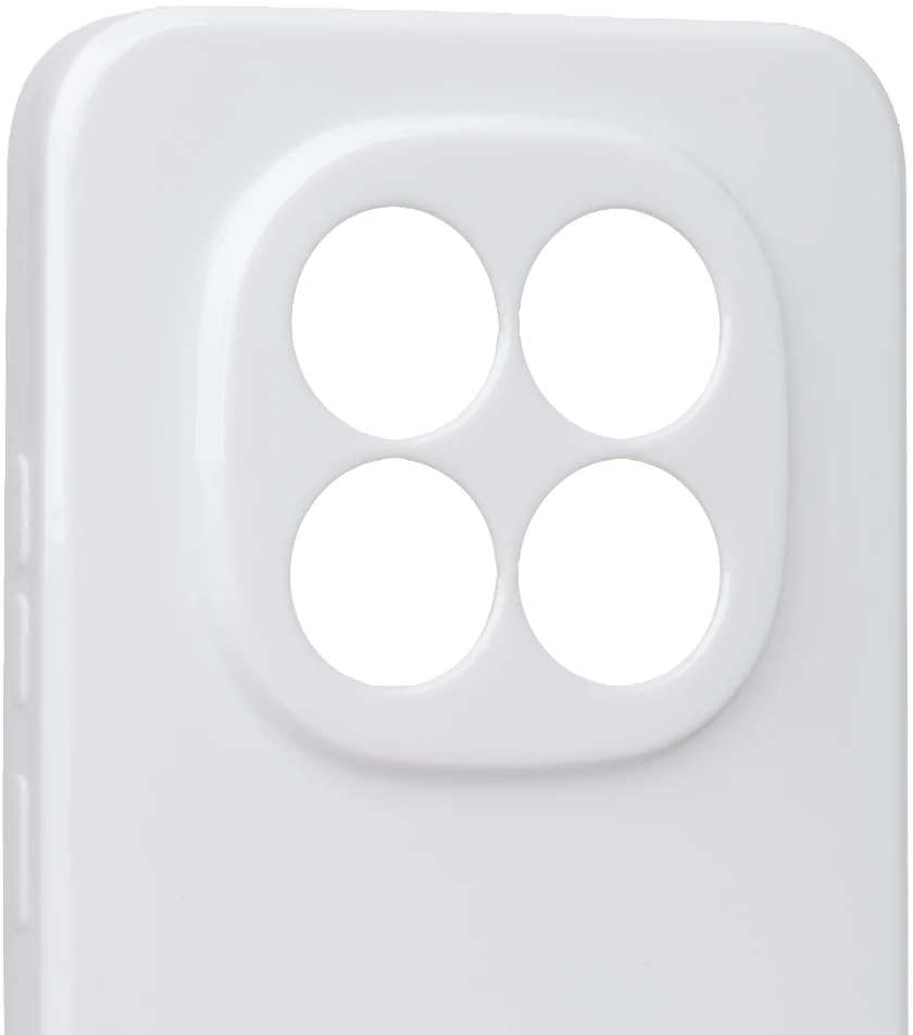 OBAL:ME blizgus dėklas, skirtas Xiaomi Redmi Note 15 Pro 5G, baltas