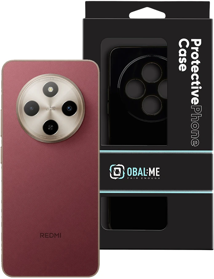 Dėklas OBAL:ME Glossy Cover for Xiaomi Redmi 17C 4G Juodas