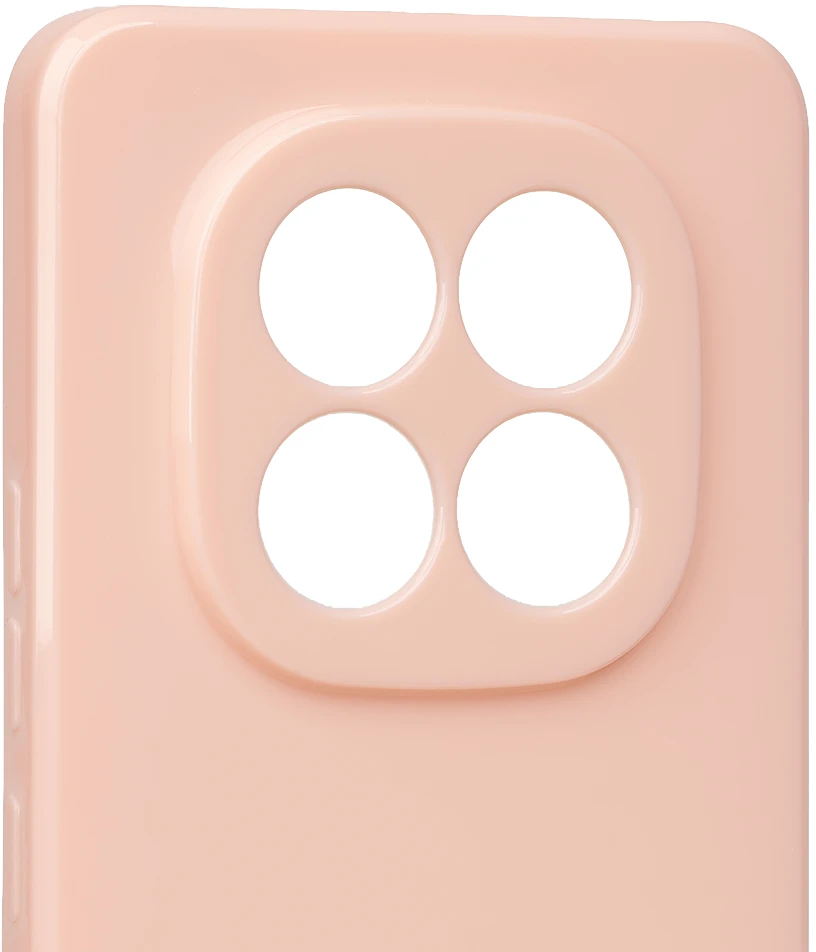 OBAL:ME blizgus dėklas, skirtas Xiaomi Redmi Note 15 Pro 4G, Blush spalvos
