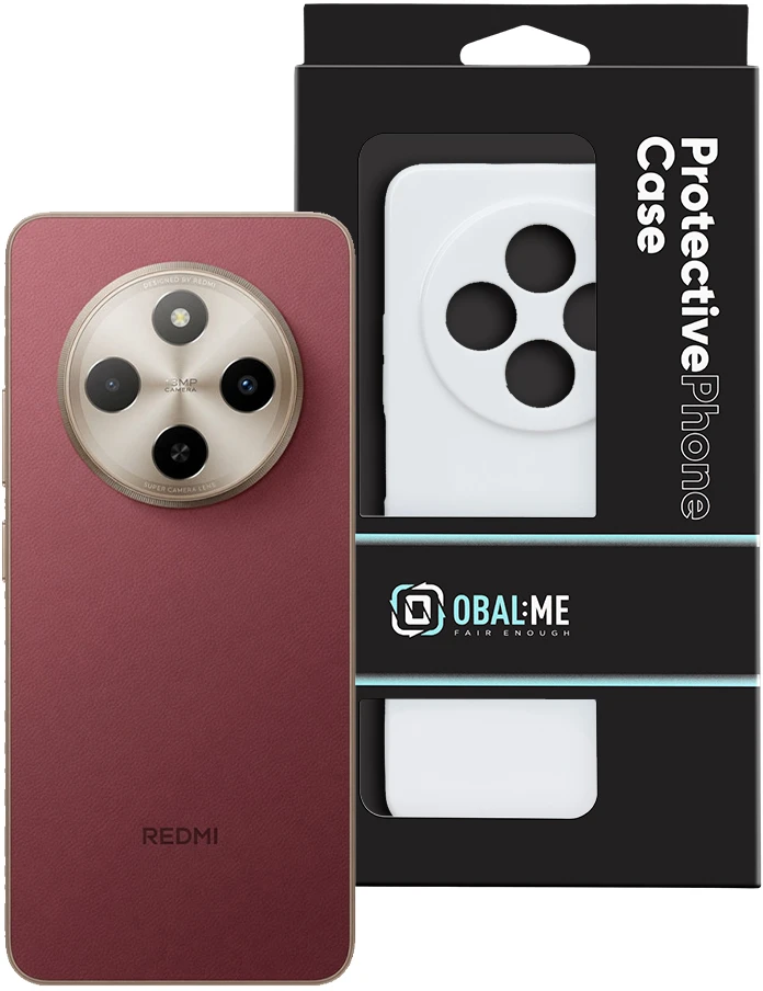 Dėklas OBAL:ME Glossy Cover for Xiaomi Redmi 17C 4G Baltas