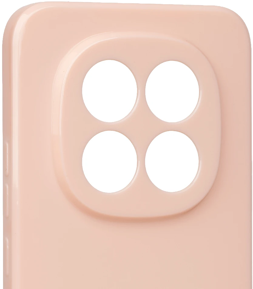 OBAL:ME blizgus dėklas, skirtas Xiaomi Redmi Note 15 Pro+ 5G, Blush spalvos
