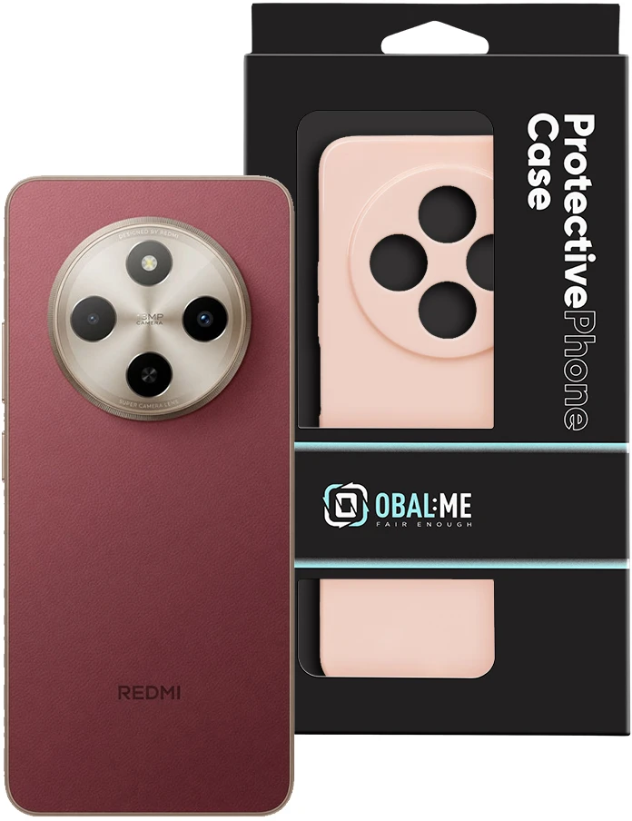 Dėklas OBAL:ME blizgus dangtelis skirtas Xiaomi Redmi 17C 4G, rausvas