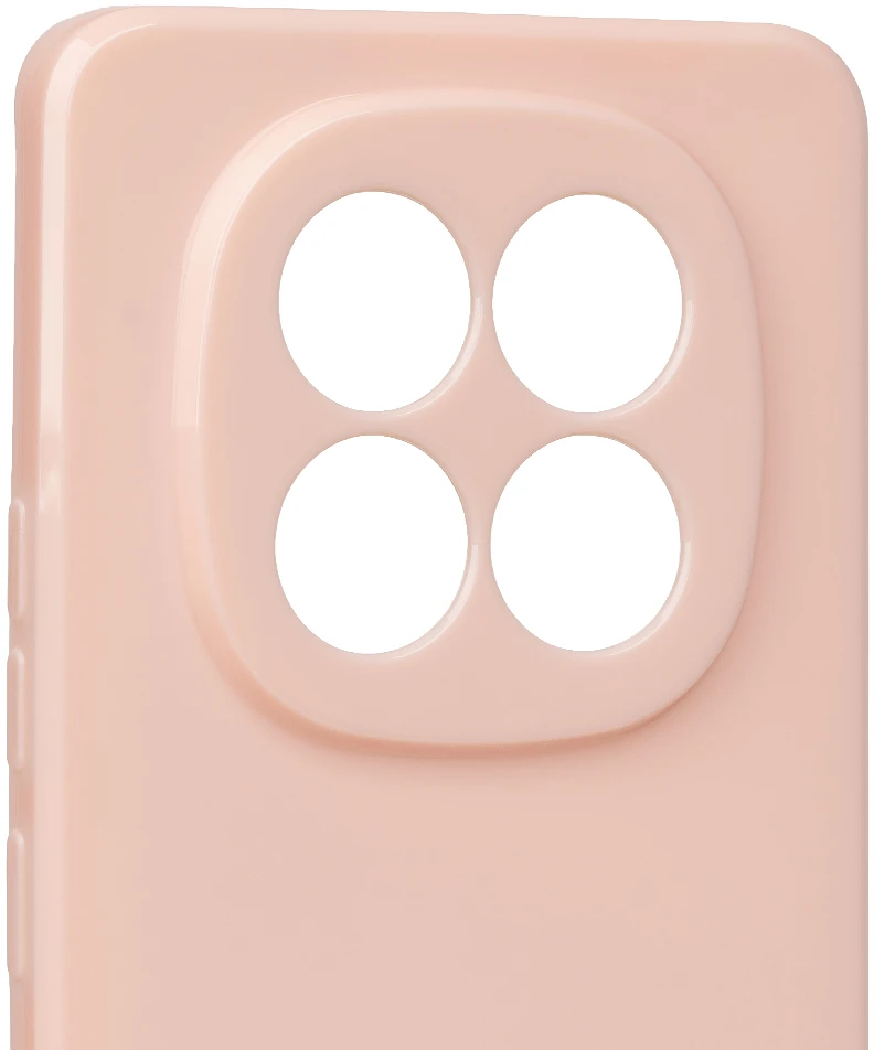 OBAL:ME blizgus dėklas, skirtas Xiaomi Redmi Note 15 4G/5G, Blush spalvos