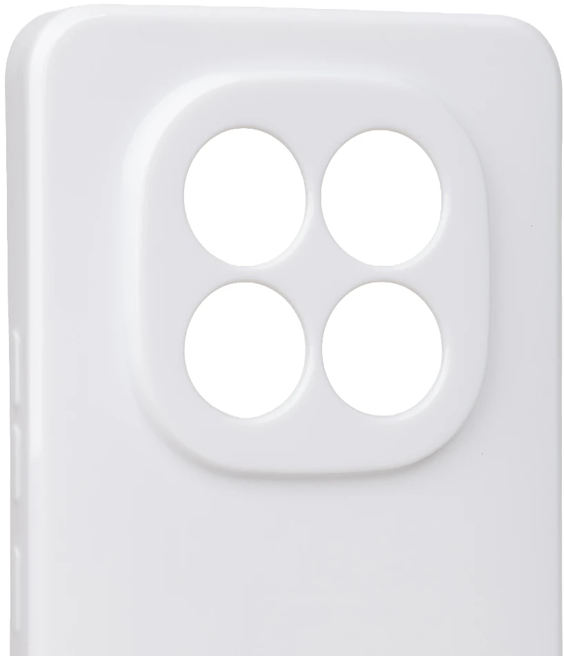 OBAL:ME blizgus dėklas, skirtas Xiaomi Redmi Note 15 Pro 4G, baltas