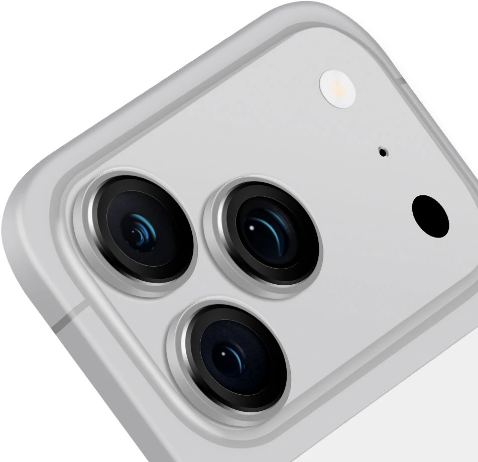 OBAL:ME Lens Protector for Apple iPhone 18 Pro/18 Pro Max Sidabrinis
