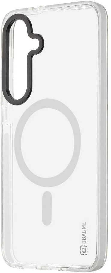 OBAL:ME MagNetix Bumper dėklas skirtas Samsung Galaxy S25 FE baltos spalvos