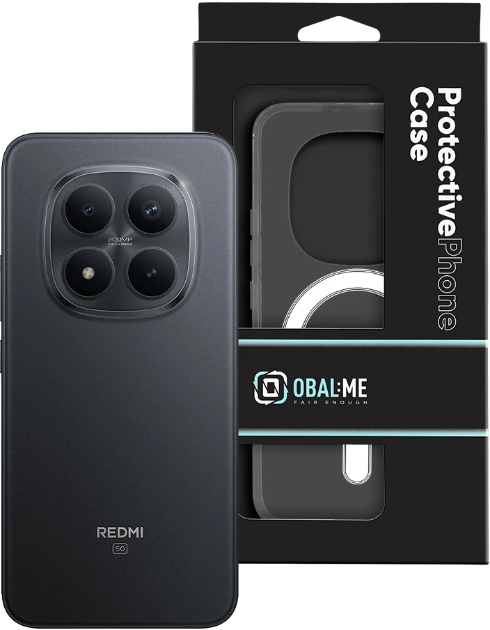 OBAL:ME MagNetix Crystal dėklas, skirtas Xiaomi Redmi Note 15 Pro+ 5G, skaidrus