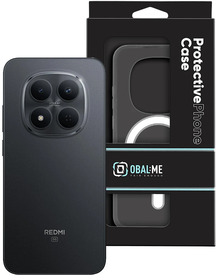 OBAL:ME MagNetix Crystal dėklas, skirtas Xiaomi Redmi Note 15 Pro 5G, skaidrus