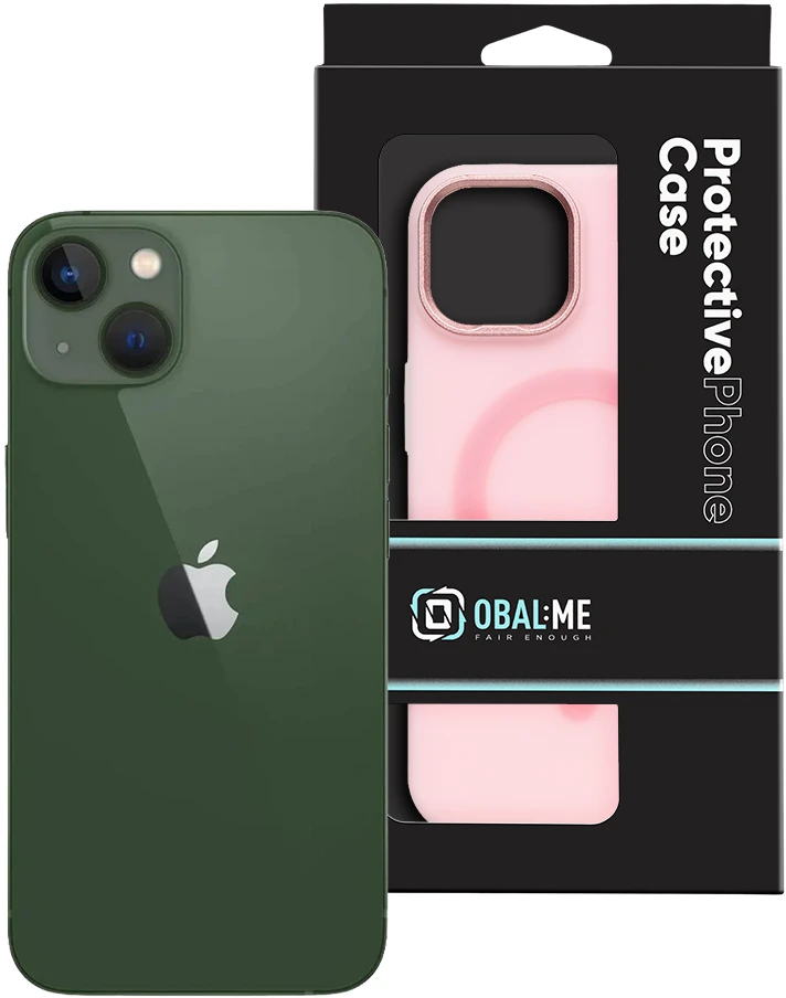Dėklas OBAL:ME MagNetix DuoTone dangtelis Apple iPhone 13 Blush spalvos