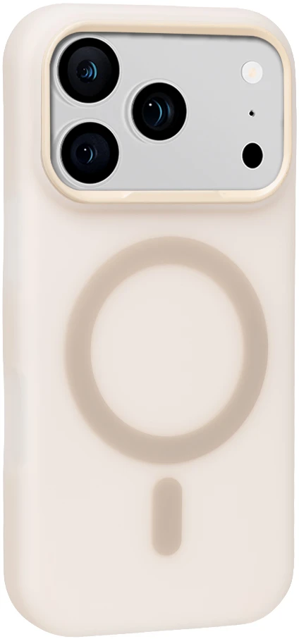 Dėklas OBAL:ME MagNetix DuoTone dangtelis Apple iPhone 18 Pro/17 Pro dramblio kaulo spalvos