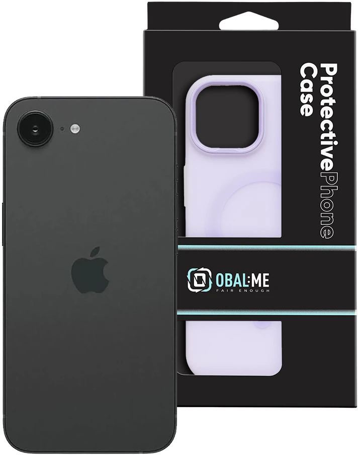 Dėklas OBAL:ME MagNetix DuoTone dangtelis, skirtas Apple iPhone 16e/17e, levandų spalvos
