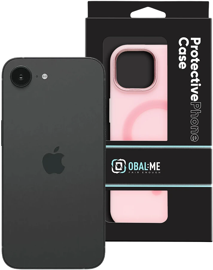 Dėklas OBAL:ME MagNetix DuoTone dangtelis Apple iPhone 16e/17e rausvas