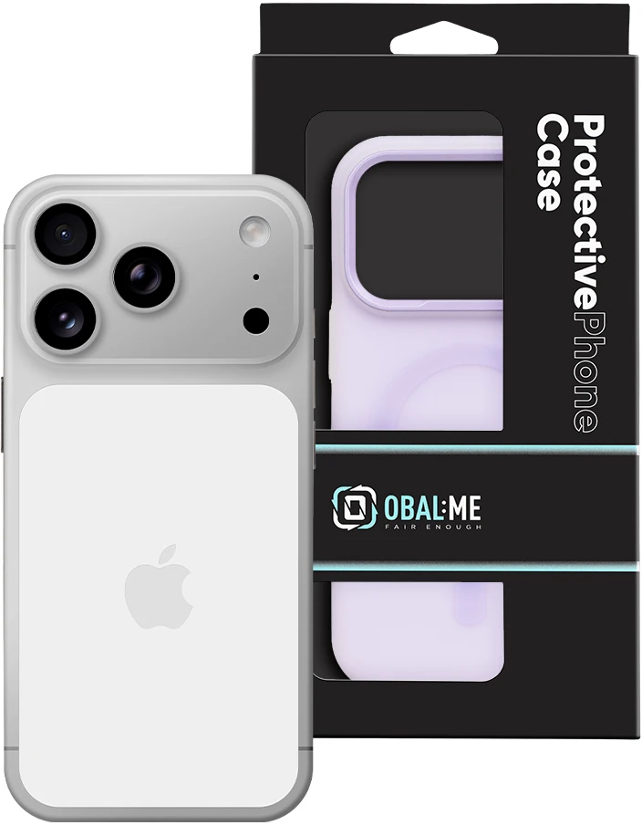 Dėklas OBAL:ME MagNetix DuoTone dangtelis Apple iPhone 18 Pro/17 Pro levandų spalvos