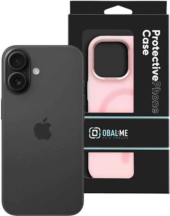 Dėklas OBAL:ME MagNetix DuoTone dangtelis Apple iPhone 16 Blush