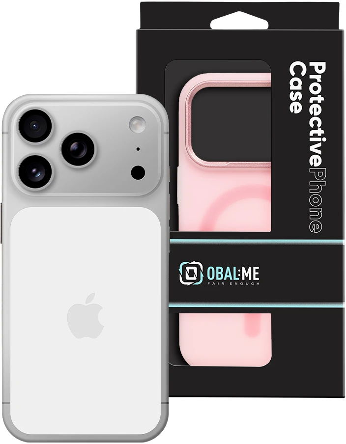 Dėklas OBAL:ME MagNetix DuoTone dangtelis Apple iPhone 18 Pro/17 Pro rausvas