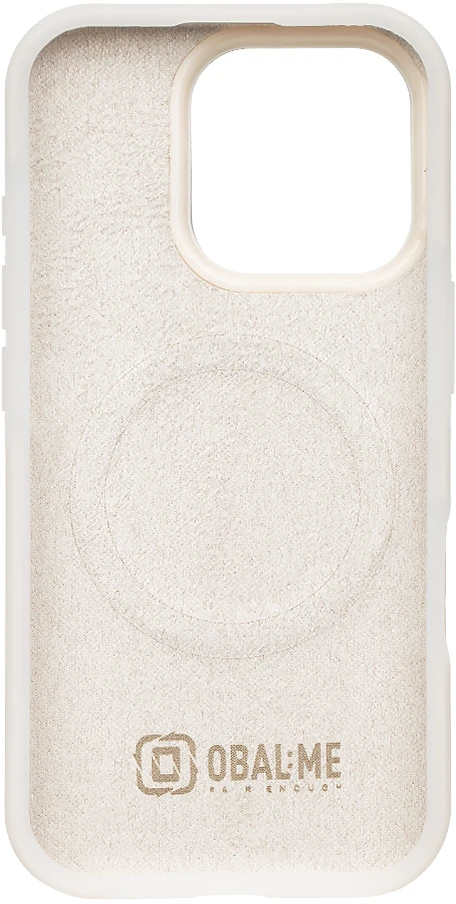 Dėklas OBAL:ME MagNetix DuoTone dangtelis Apple iPhone 16 Pro dramblio kaulo spalvos