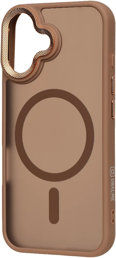 Dėklas OBAL:ME MagNetix Lumen dangtelis Apple iPhone 16, pilkos spalvos